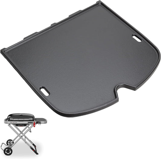moasker Cast Iron Griddle Plate for Weber Traveler 7034 Grills - B0DJVRNYNJ main image